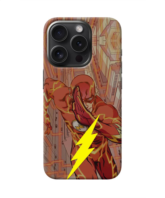 Flash Running iPhone 15 Pro Real 4D Back Cover