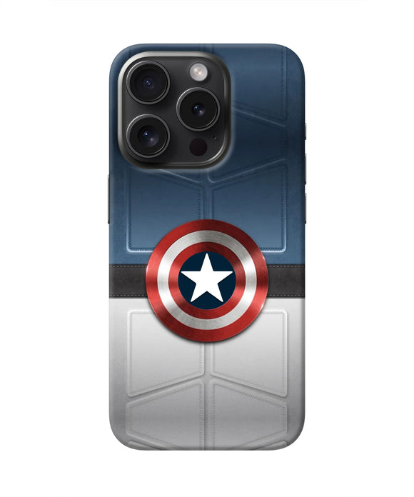 Captain America Suit iPhone 15 Pro Real 4D Back Cover