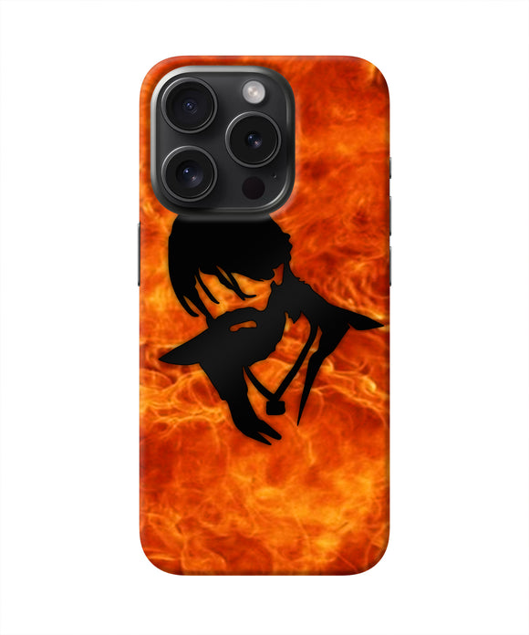 Rocky Bhai Face iPhone 15 Pro Real 4D Back Cover
