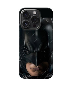 Batman black mask iPhone 15 Pro Back Cover