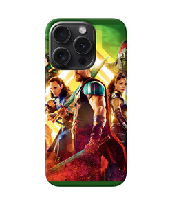 Avengers thor poster iPhone 15 Pro Back Cover