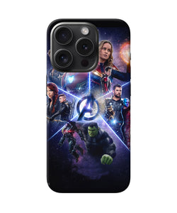 Avengers super hero poster iPhone 15 Pro Back Cover