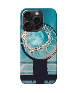 Basket ball moon iPhone 15 Pro Back Cover