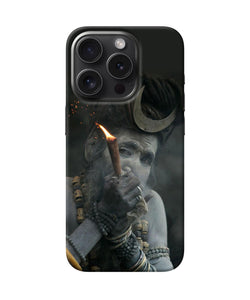 Aghori chillum iPhone 15 Pro Back Cover