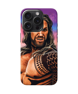 Aquaman sketch iPhone 15 Pro Back Cover