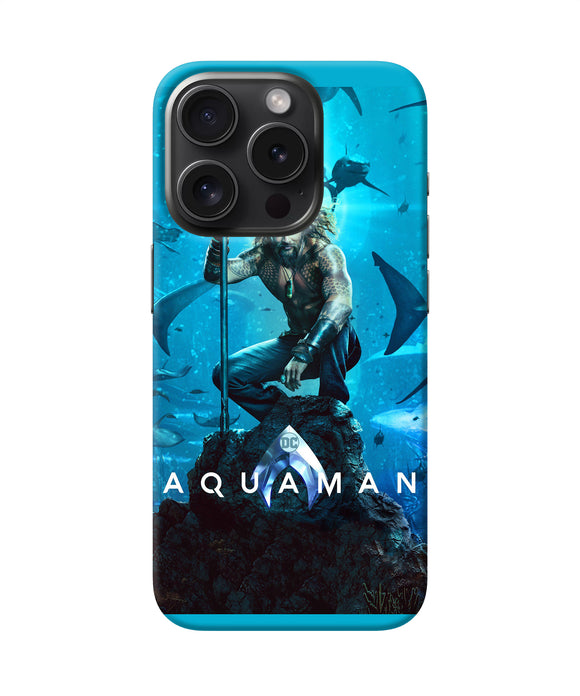 Aquaman underwater iPhone 15 Pro Back Cover