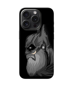 Batman with beard iPhone 15 Pro Back Cover