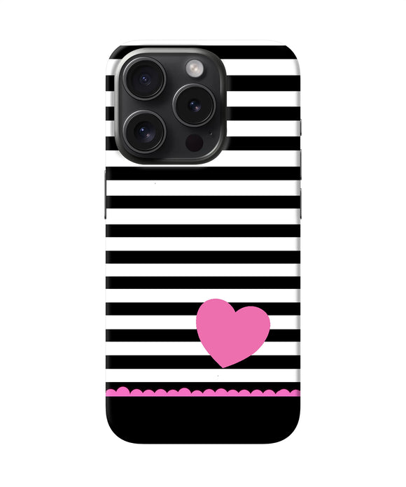 Abstract heart iPhone 15 Pro Max Back Cover