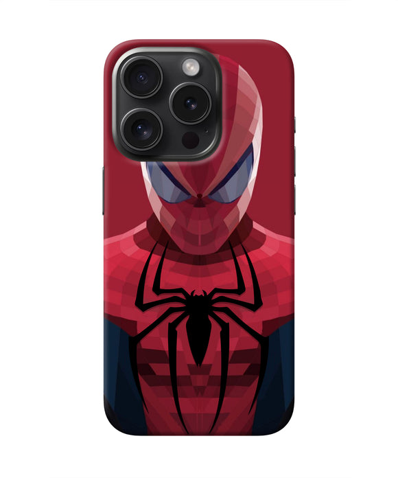 Spiderman Art iPhone 15 Pro Max Real 4D Back Cover