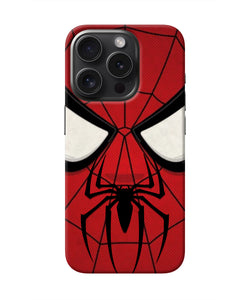 Spiderman Face iPhone 15 Pro Max Real 4D Back Cover