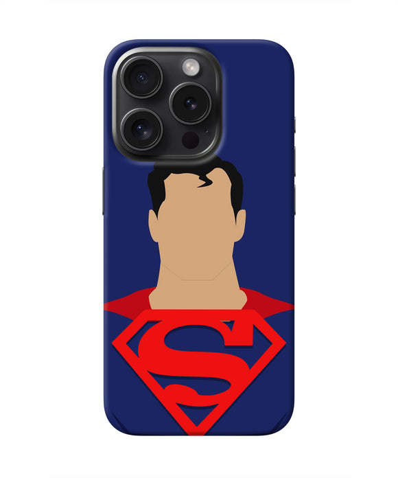 Superman Cape iPhone 15 Pro Max Real 4D Back Cover