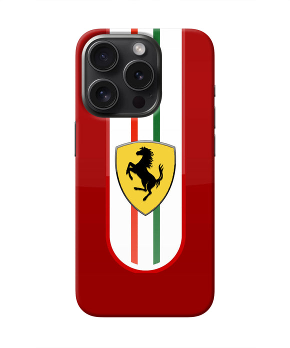 Ferrari Art iPhone 15 Pro Max Real 4D Back Cover