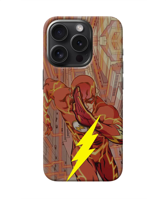 Flash Running iPhone 15 Pro Max Real 4D Back Cover
