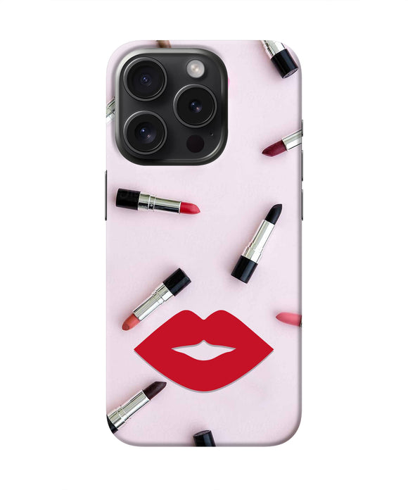 Lips Lipstick Shades iPhone 15 Pro Max Real 4D Back Cover