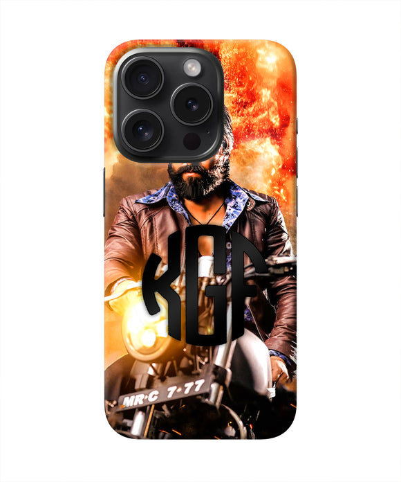 Rocky Bhai on Bike iPhone 15 Pro Max Real 4D Back Cover