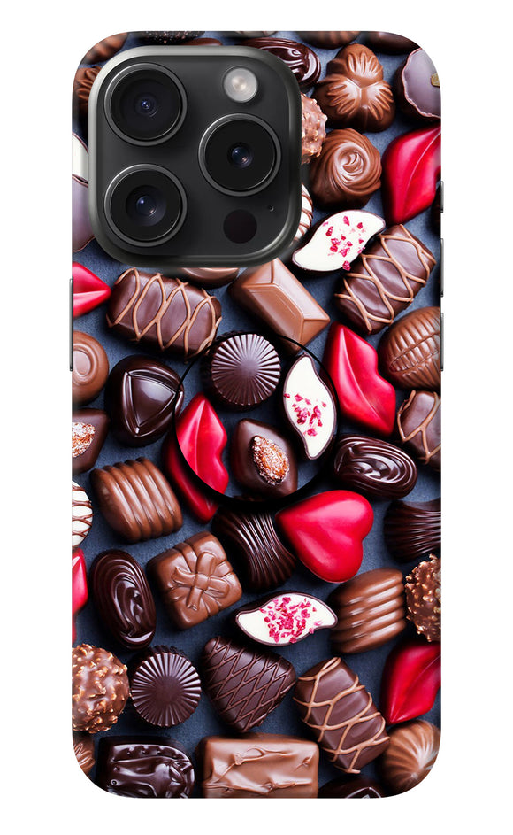 Chocolates iPhone 15 Pro Max Pop Case