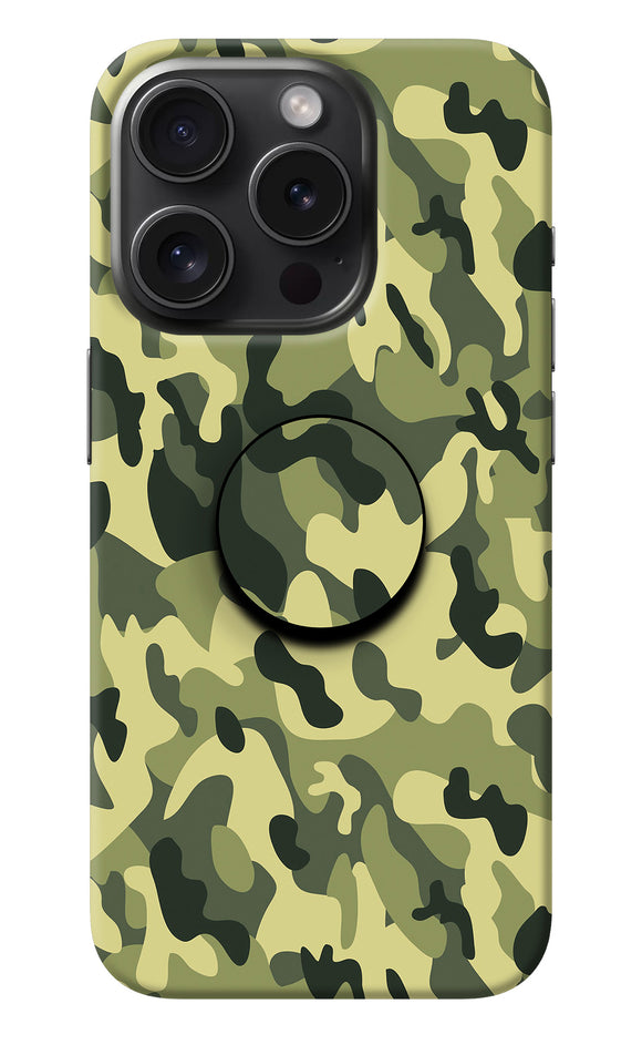 Camouflage iPhone 15 Pro Max Pop Case