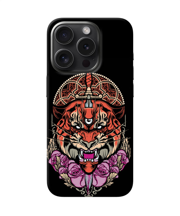 Abstract tiger iPhone 15 Pro Max Back Cover