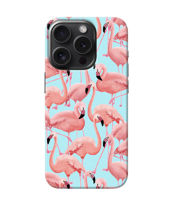 Abstract sheer bird print iPhone 15 Pro Max Back Cover