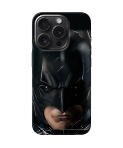 Batman black mask iPhone 15 Pro Max Back Cover