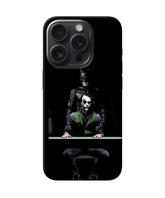 Batman vs joker iPhone 15 Pro Max Back Cover