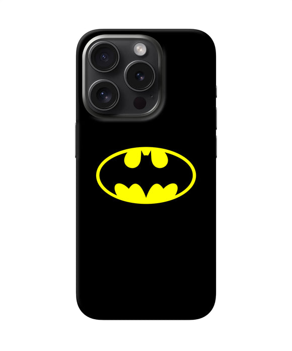 Batman logo iPhone 15 Pro Max Back Cover