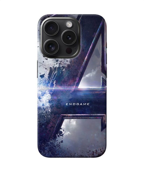 Avengers end game poster iPhone 15 Pro Max Back Cover