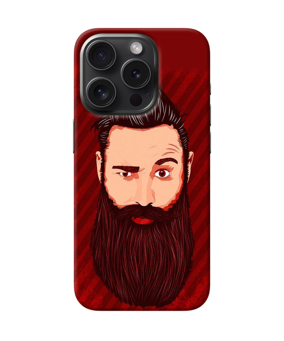 Beardo character iPhone 15 Pro Max Back Cover