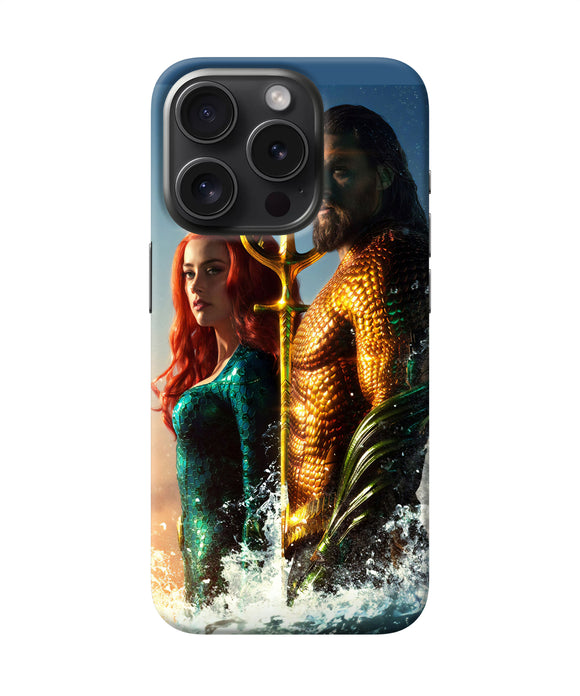 Aquaman couple iPhone 15 Pro Max Back Cover