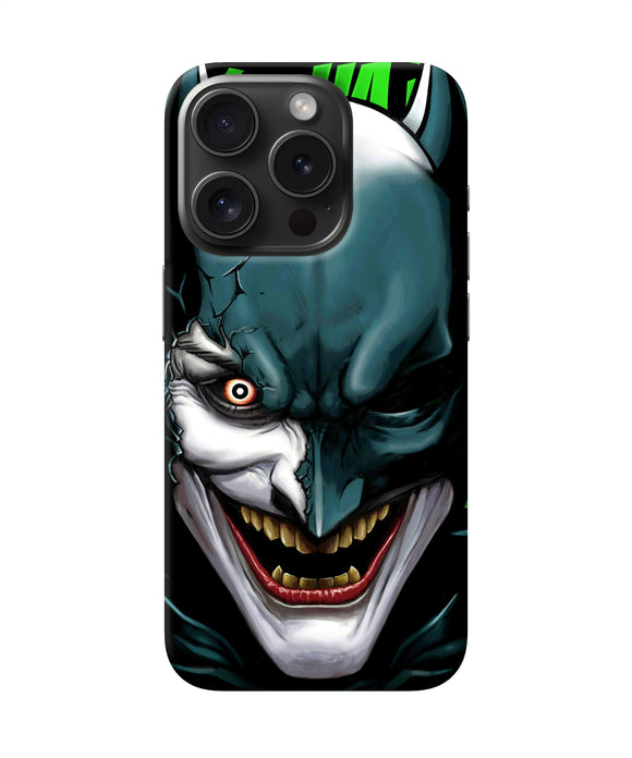 Batman joker smile iPhone 15 Pro Max Back Cover