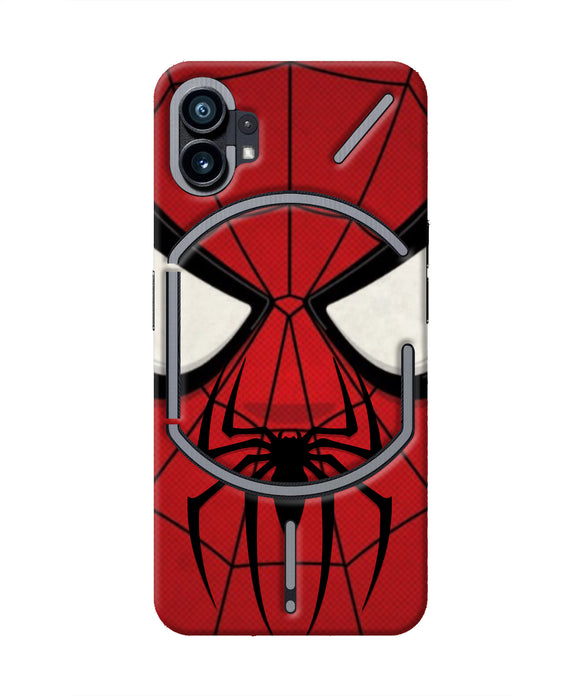 Spiderman Face Nothing Phone 1 Real 4D Back Cover