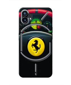 Ferrari Steeriing Wheel Nothing Phone 1 Real 4D Back Cover