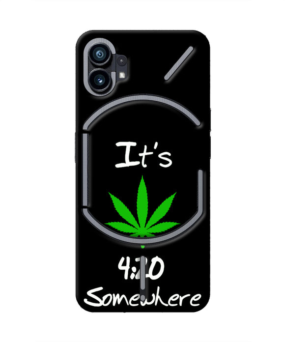 Weed Quote Nothing Phone 1 Real 4D Back Cover