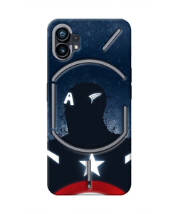 Captain america Shield Nothing Phone 1 Real 4D Back Cover