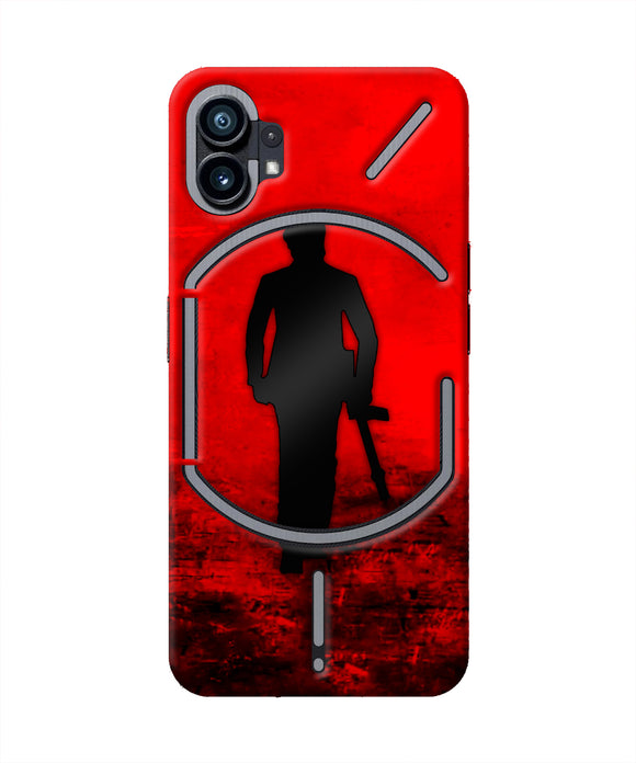 Rocky Bhai with Gun Nothing Phone 1 Real 4D Back Cover