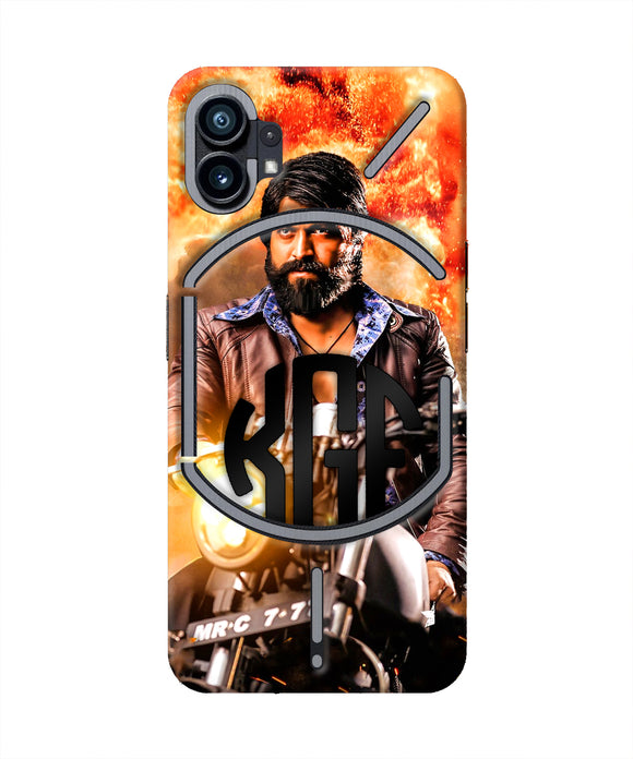Rocky Bhai on Bike Nothing Phone 1 Real 4D Back Cover