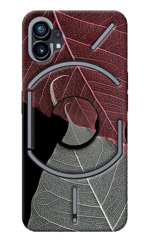 Leaf Pattern Nothing Phone 1 Pop Case