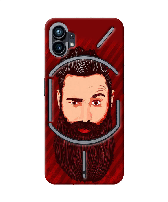 Beardo character Nothing Phone 1 Back Cover