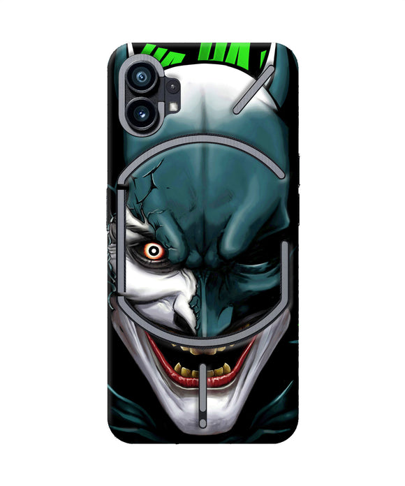 Batman joker smile Nothing Phone 1 Back Cover