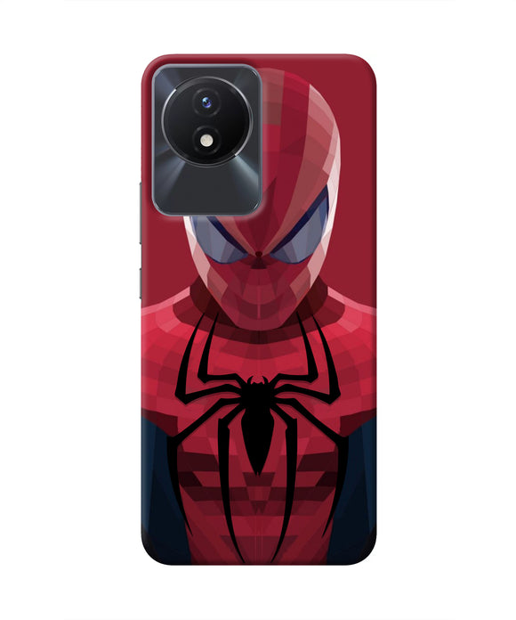 Spiderman Art Vivo Y02/Y02T Real 4D Back Cover