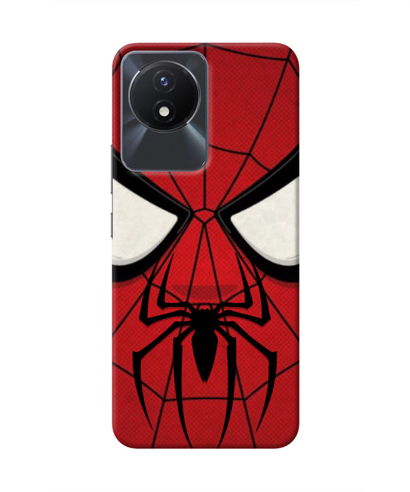 Spiderman Face Vivo Y02/Y02T Real 4D Back Cover