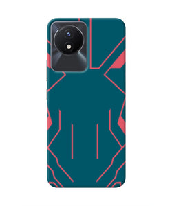 Superman Techno Vivo Y02/Y02T Real 4D Back Cover