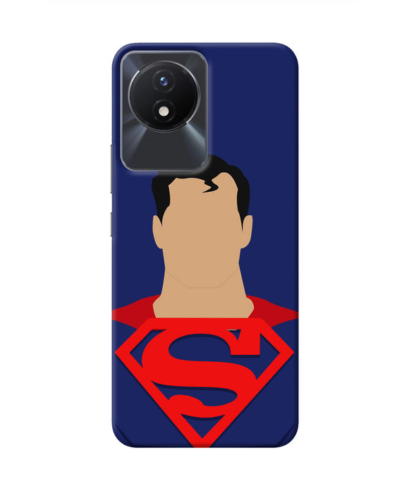 Superman Cape Vivo Y02/Y02T Real 4D Back Cover