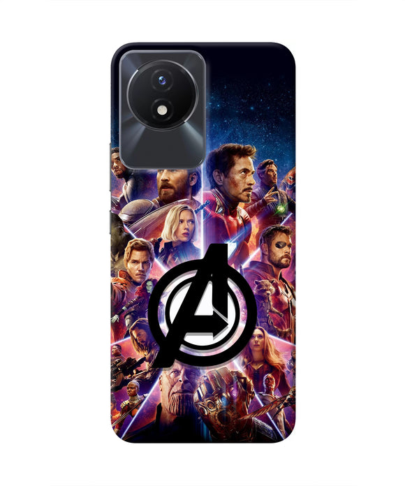 Avengers Superheroes Vivo Y02/Y02T Real 4D Back Cover