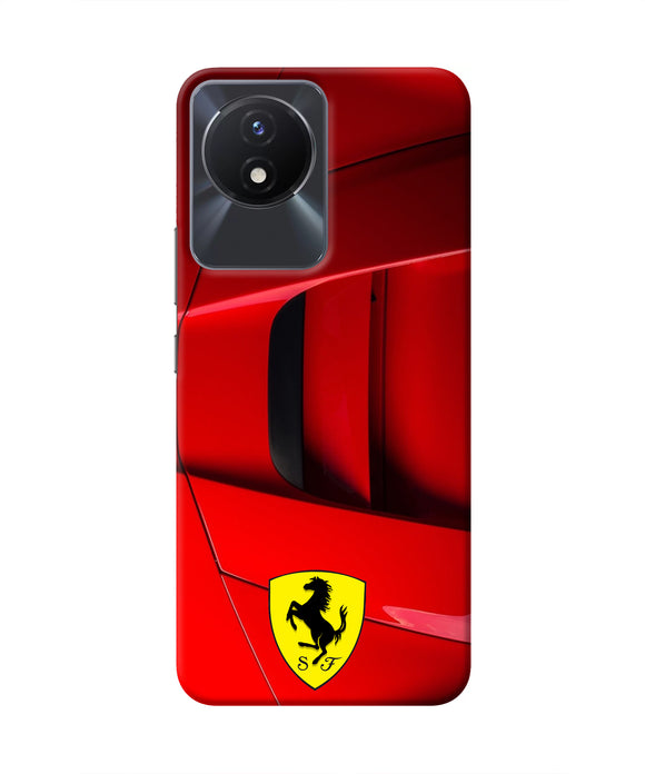 Ferrari Car Vivo Y02/Y02T Real 4D Back Cover