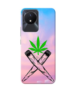 Weed Dreamy Vivo Y02/Y02T Real 4D Back Cover