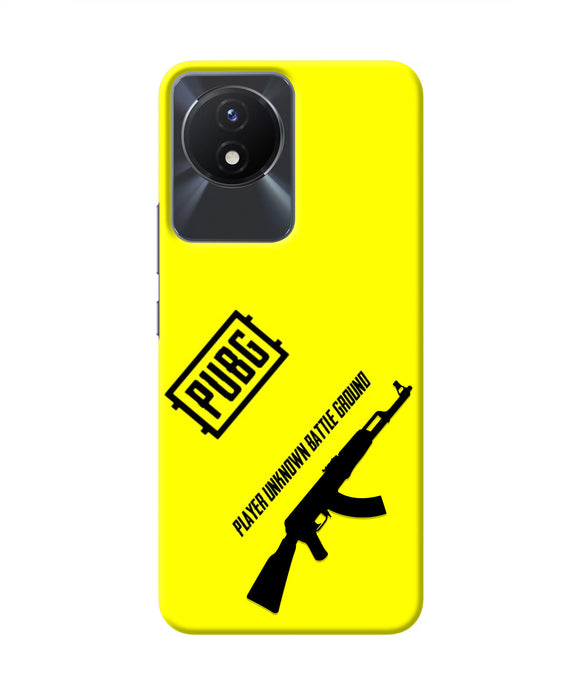 PUBG AKM Gun Vivo Y02/Y02T Real 4D Back Cover