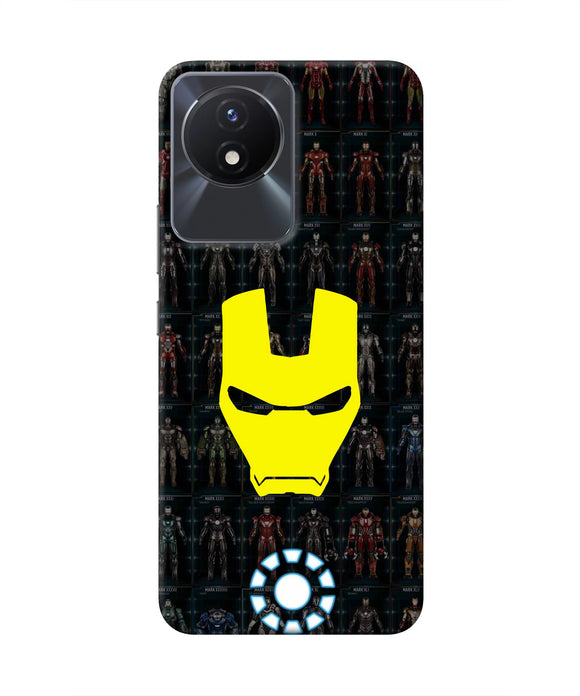 Iron Man Suit Vivo Y02/Y02T Real 4D Back Cover
