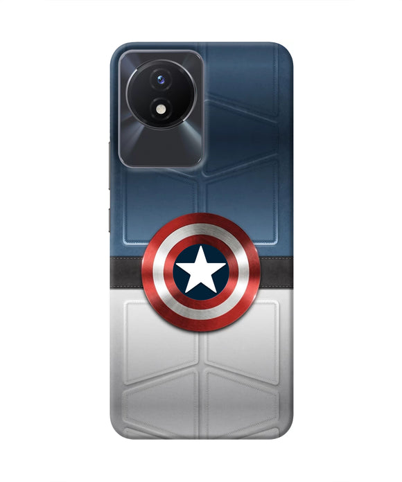 Captain America Suit Vivo Y02/Y02T Real 4D Back Cover