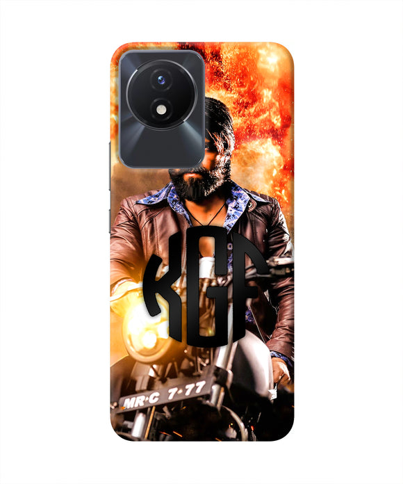 Rocky Bhai on Bike Vivo Y02/Y02T Real 4D Back Cover